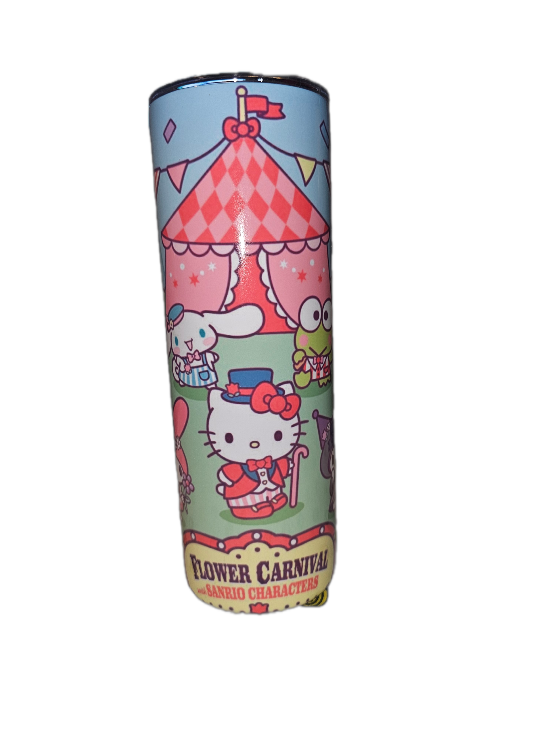 🎠 Flower Carnival – Sanrio Characters 20oz Tumbler 🌸🎀