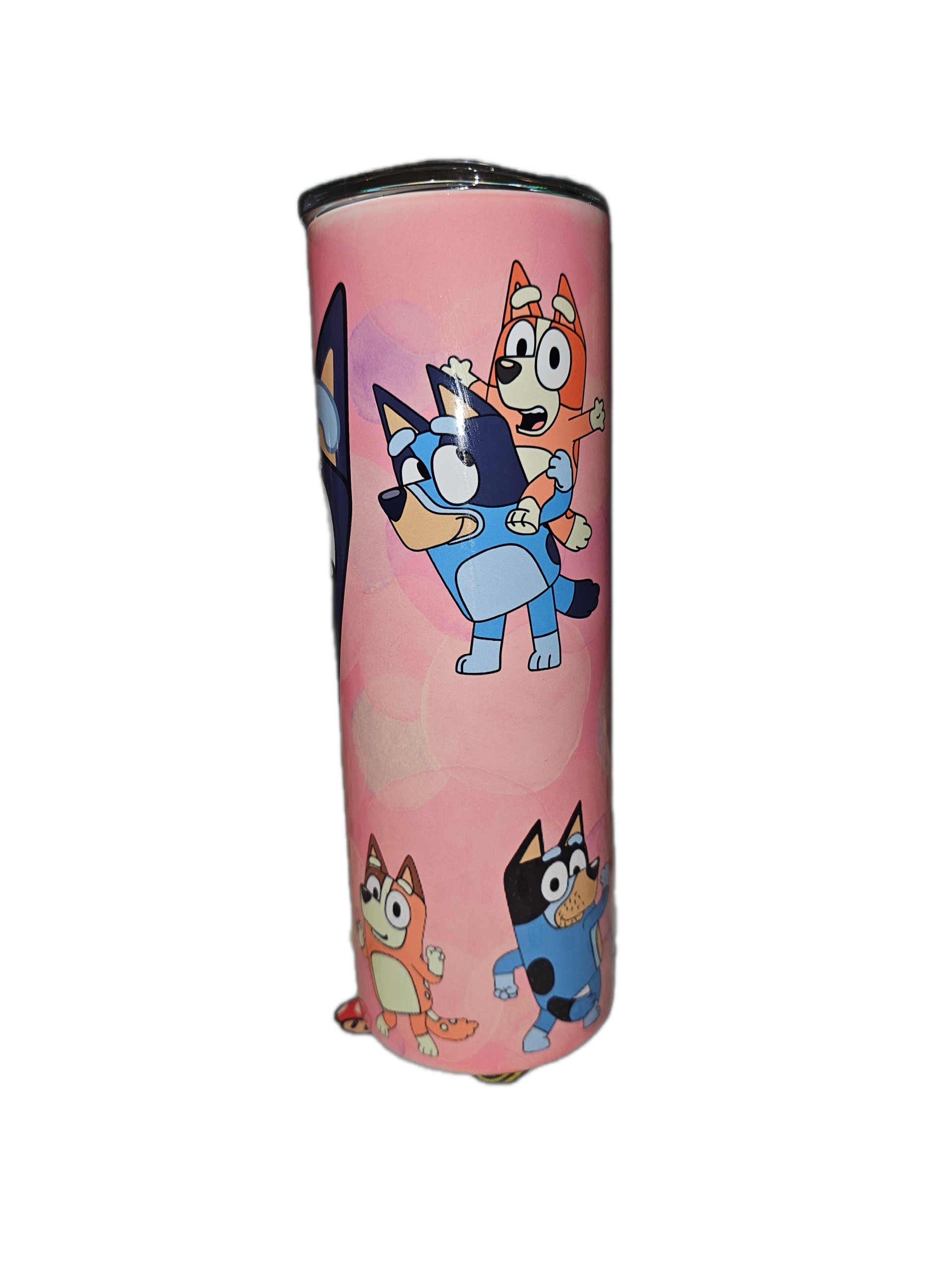 💙 Bluey & Bingo Pink 20oz Tumbler 🐾🌸