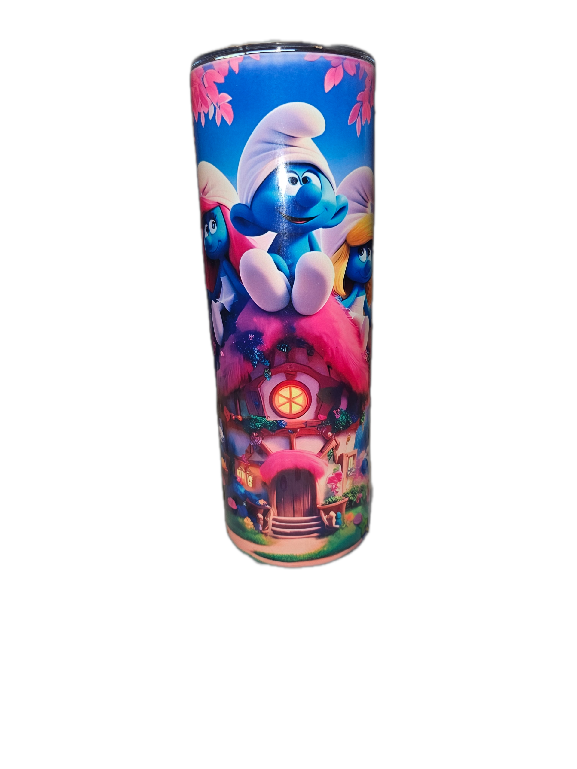 💙 Smurfs Village 20oz Tumbler 🍄🌈