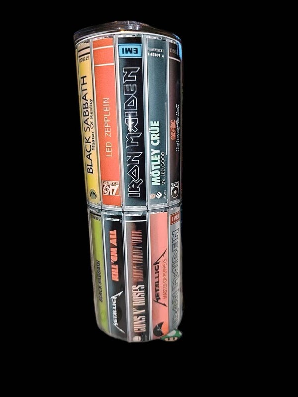 🎸 Retro Cassettes 20oz Tumbler 🔥🎶