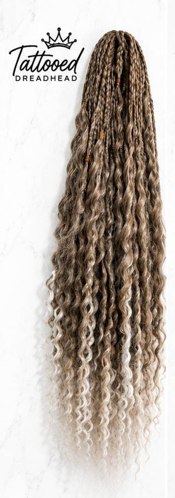 28' Double-Ended Curly Dreads
