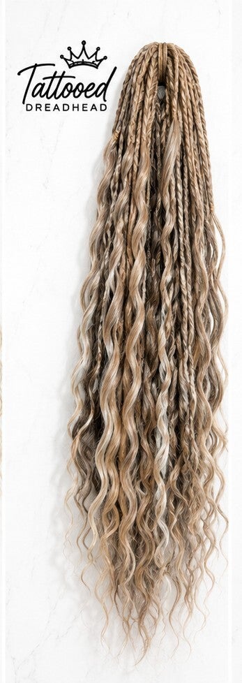 Double-Ended Boho Beach Wave Dreads