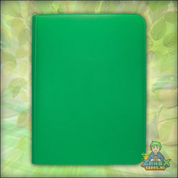 Ultra Pro Vivid 9-Pocket Zippered PRO-Binder Groen