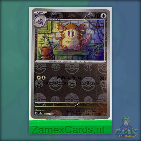 Raticate - 151 - (sv2a 020) - Japans