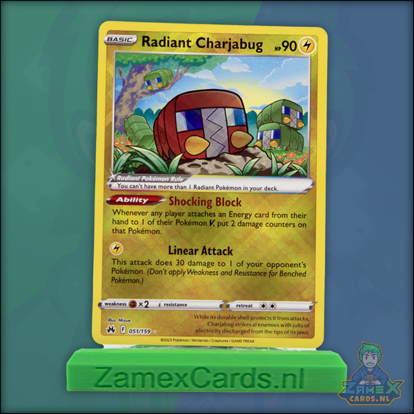 Radiant Charjabug - Crown Zenith - (CRZ 051)