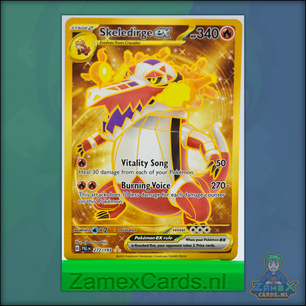 Skeledirge ex - Paldea Evolved - (PAL 272)