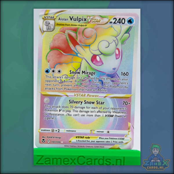 Alolan Vulpix VSTAR - Silver Tempest - (SIT 197)