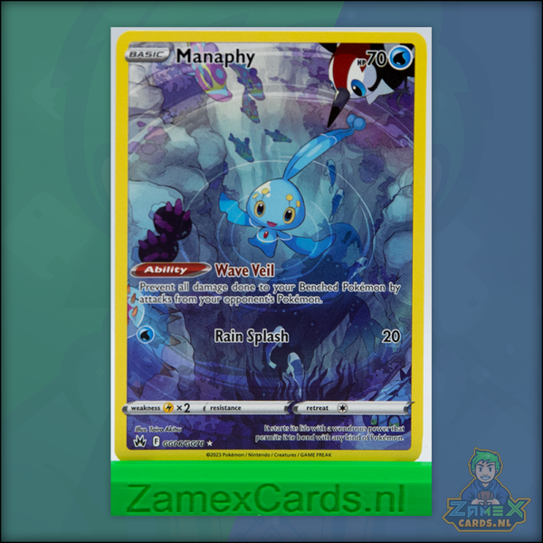 Manaphy - Crown Zenith - (CRZ GG06)