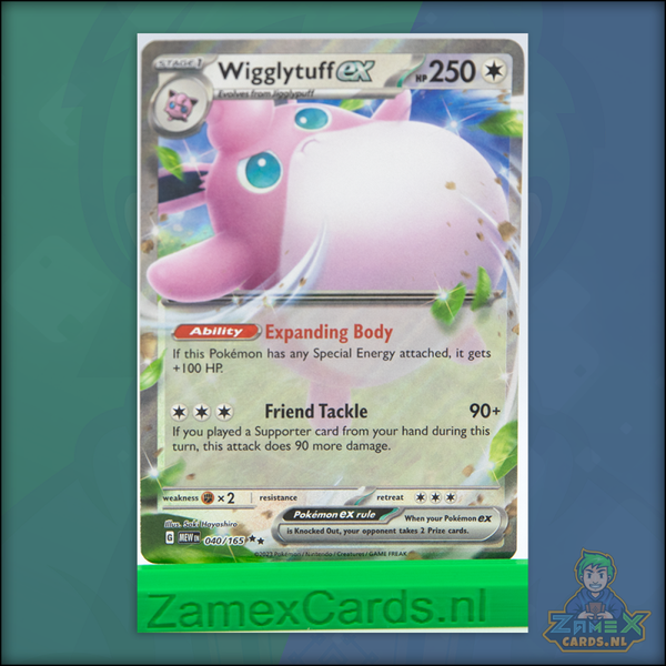 Wigglytuff ex - 151 - (MEW 040)