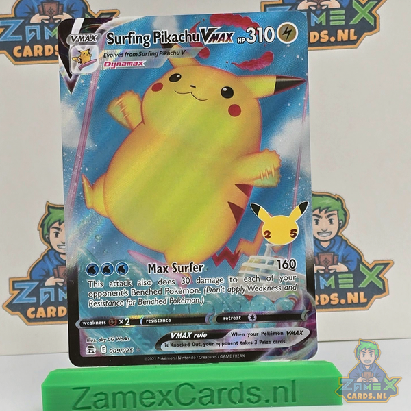 Surfing Pikachu VMAX (CEL 009) - Celebrations