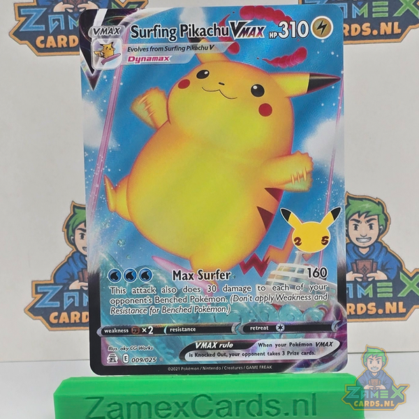 Surfing Pikachu VMAX (CEL 009) - Celebrations