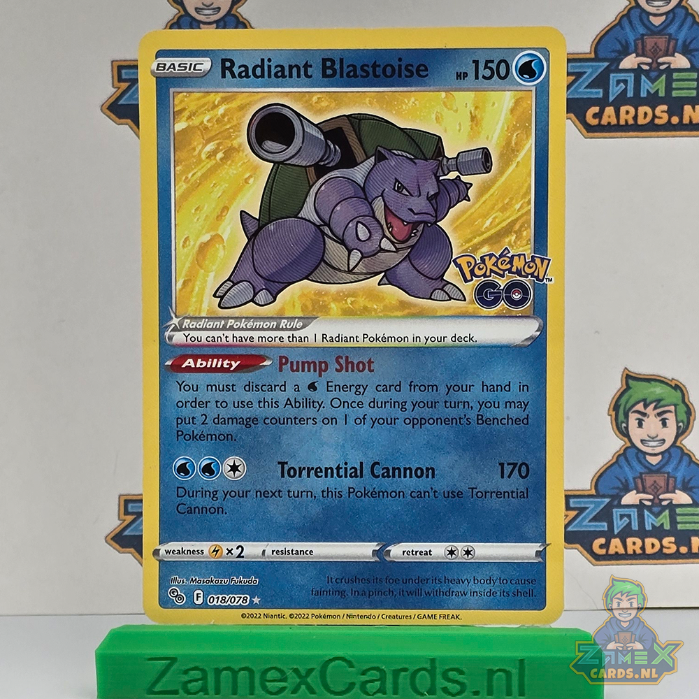 Radiant Blastoise (PGO 018) - Pokémon GO