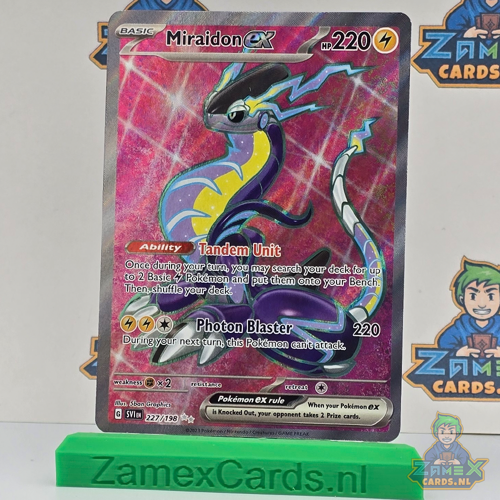 Miraidon ex (SVI 227) - Scarlet & Violet