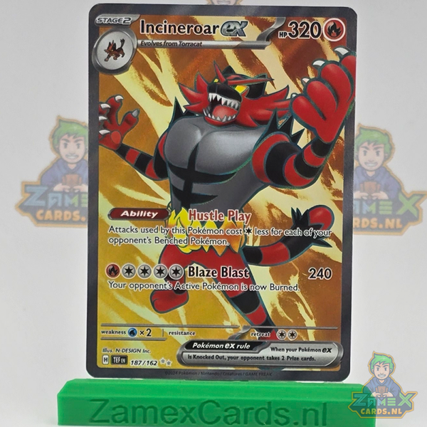 Incineroar ex (TEF 187) - Temporal Forces