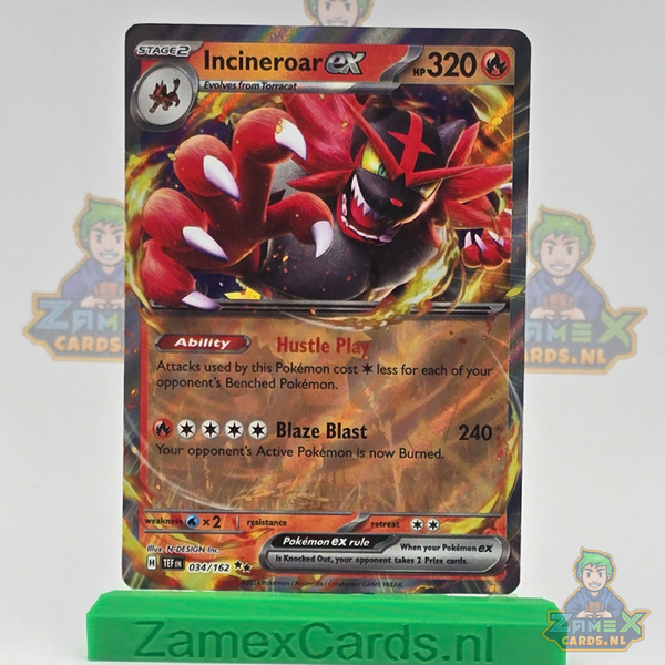 Incineroar ex (TEF 034) - Temporal Forces