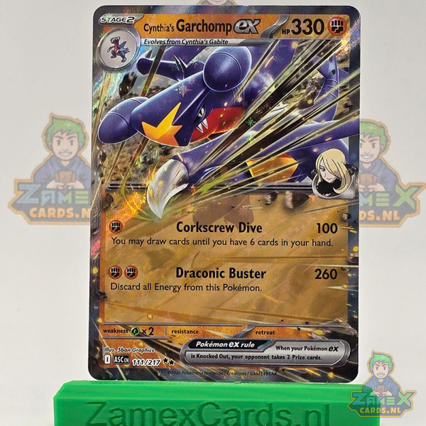 Cynthia's Garchomp ex (ASC 111) - Ascended Heroes