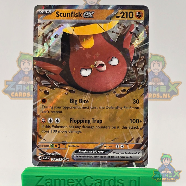 Stunfisk ex (ASC 114) - Ascended Heroes