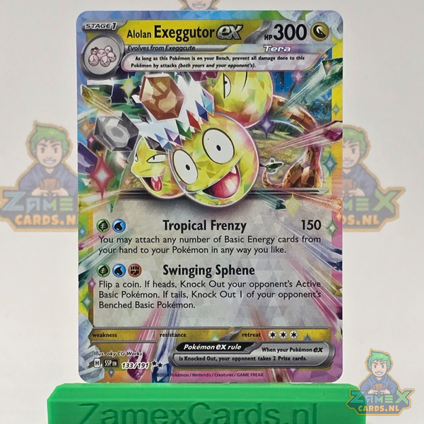 Alolan Exeggutor ex (SSP 133) - Surging Sparks