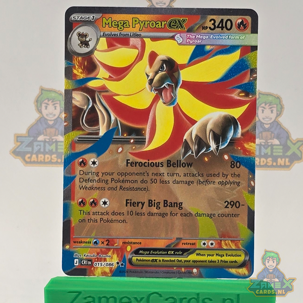 Mega Pyroar ex (CRI 015) - Chaos Rising