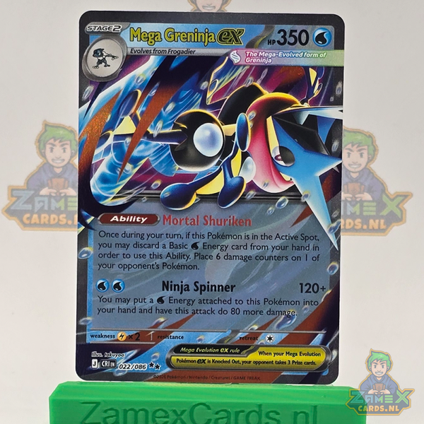 Mega Greninja ex (CRI 022) - Chaos Rising