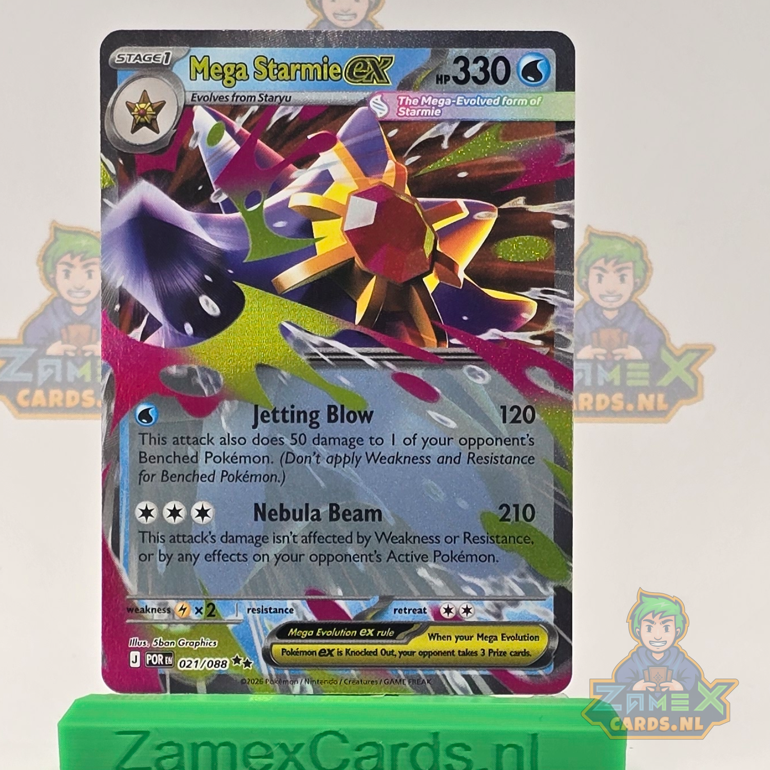 Mega Starmie ex (POR 021) - Perfect Order