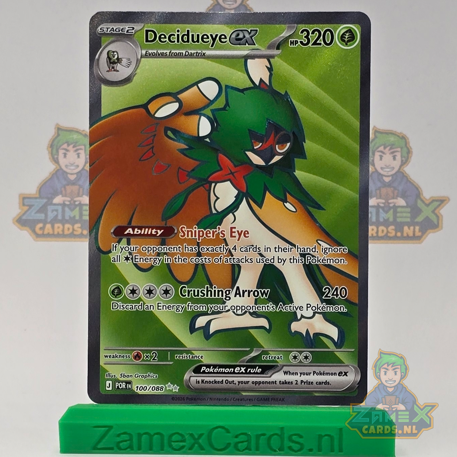 Decidueye ex (POR 100) - Perfect Order