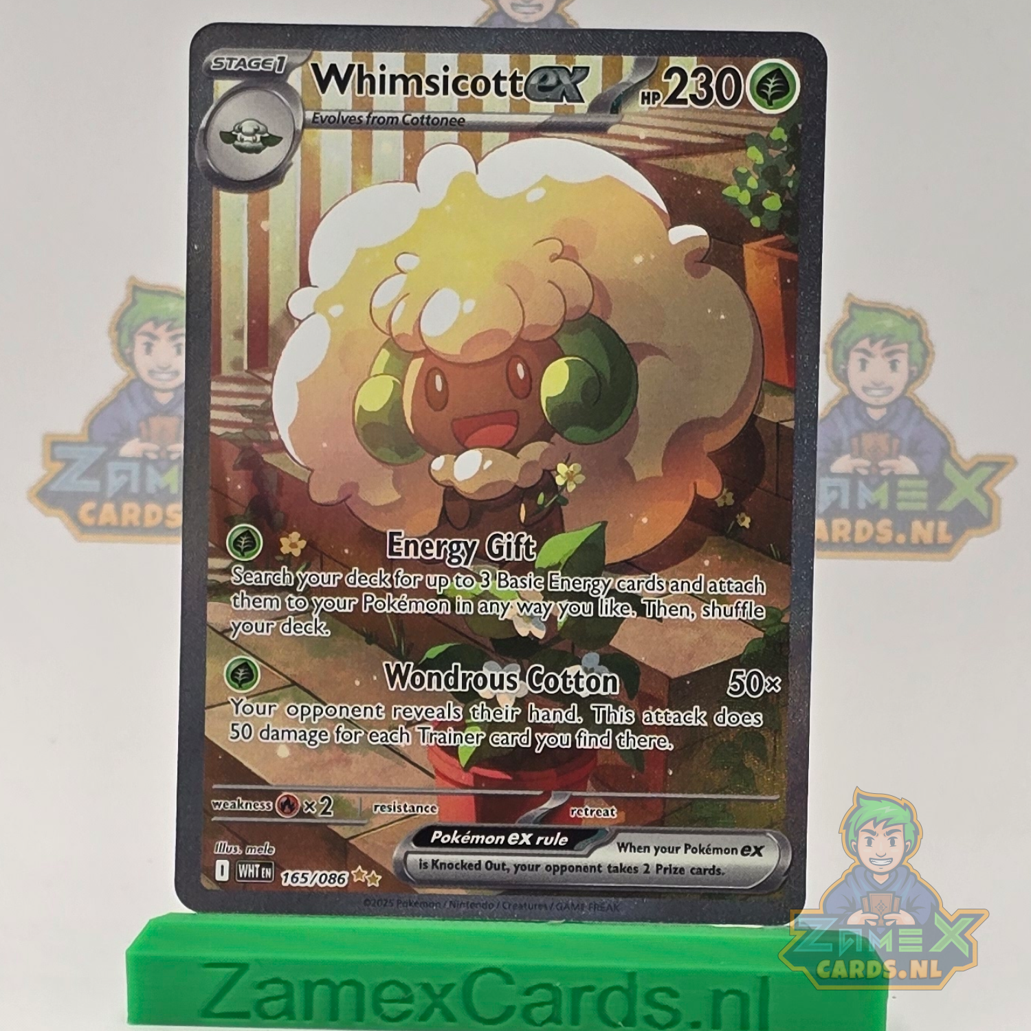 Whimsicott ex (WHT 165) - White Flare