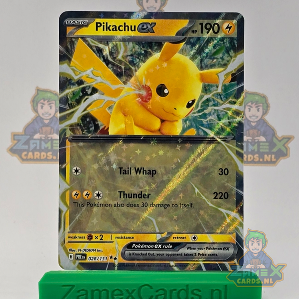 Pikachu ex (PRE 028) - Prismatic Evolutions