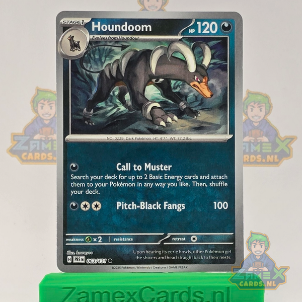 Houndoom (xPRE 063) - Prismatic Evolutions - Pokeball
