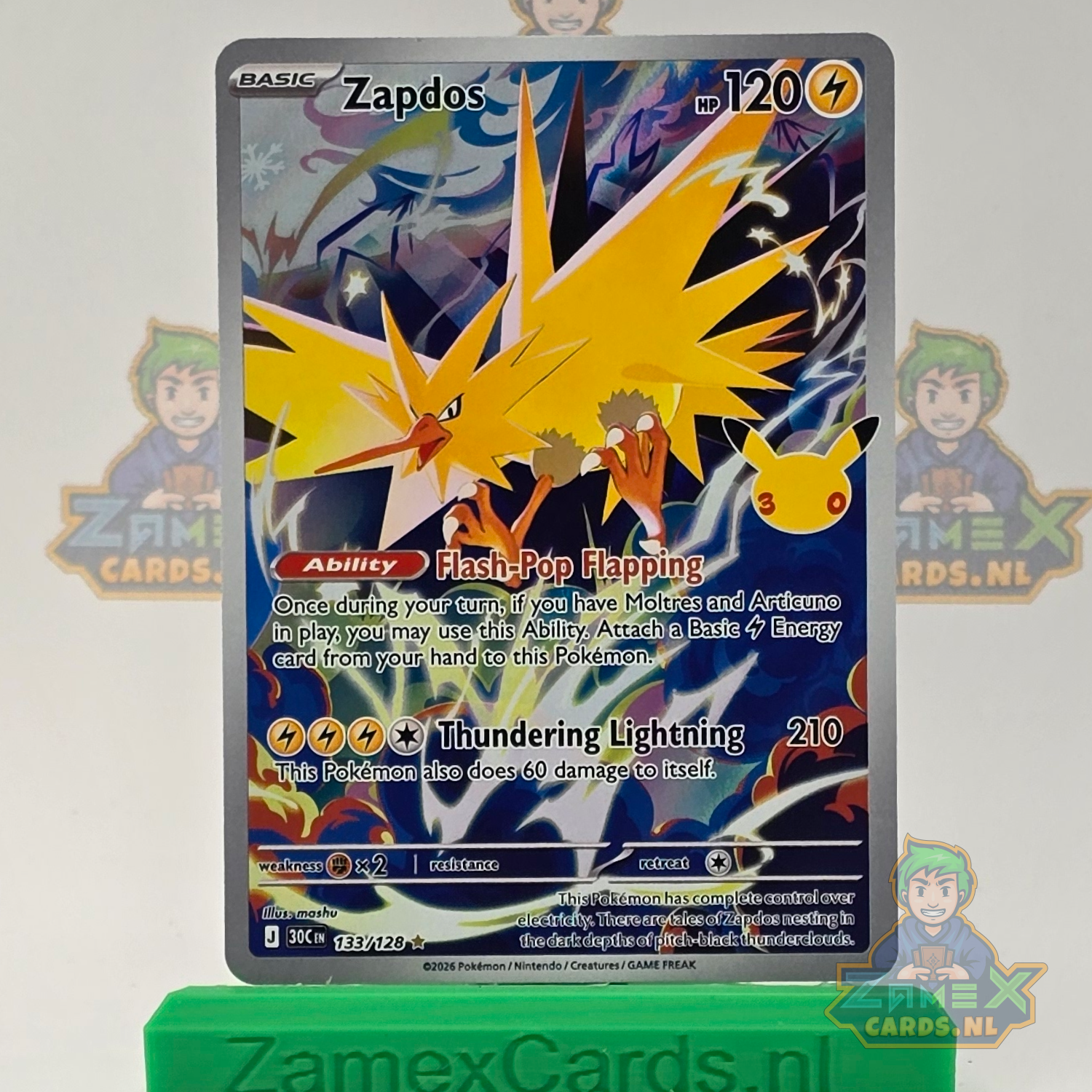 Zapdos (30C 133) - 30th Celebration