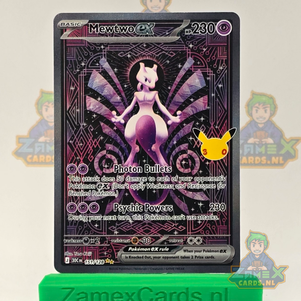 Mewtwo ex (30C 151) - 30th Celebration