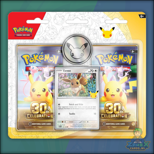 Pokémon TCG: 30th Celebration 2-Pack Blister Eevee