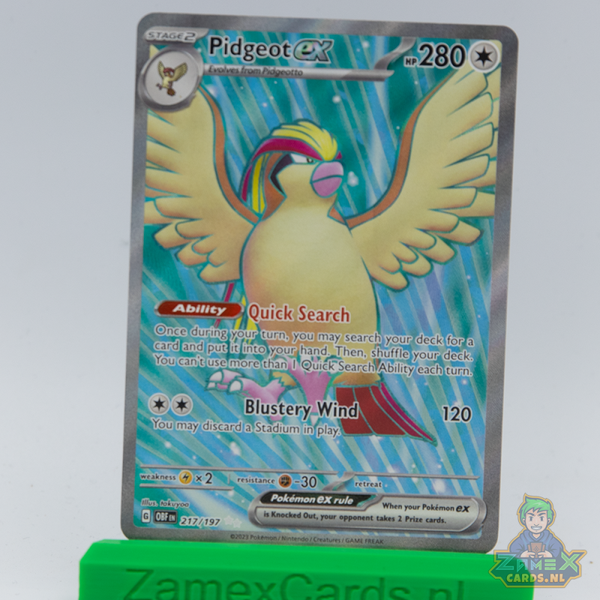 Pidgeot ex (OBF 217) - Obsidian Flames