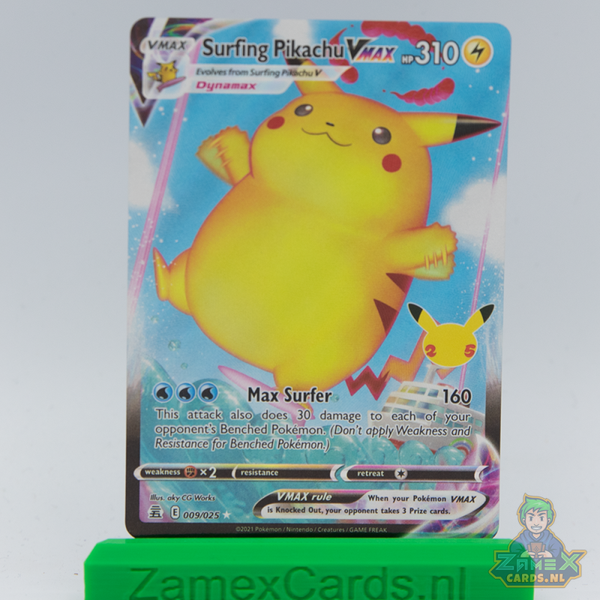 Surfing Pikachu VMAX (CEL 009) - Celebrations