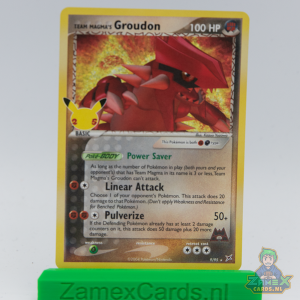 Team Magma's Groudon (CEL MA 9) - Celebrations