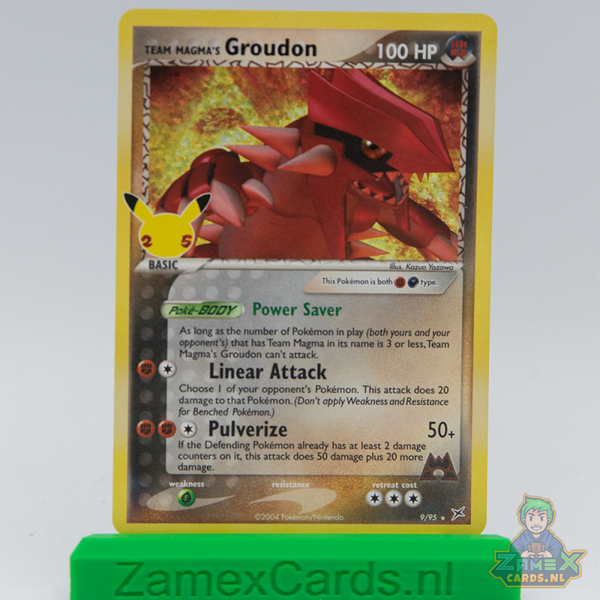 Team Magma's Groudon (CEL MA 9) - Celebrations
