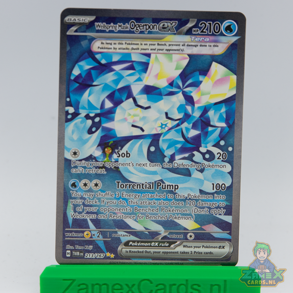 Wellspring Mask Ogerpon ex (TWM 213) - Twilight Masquerade