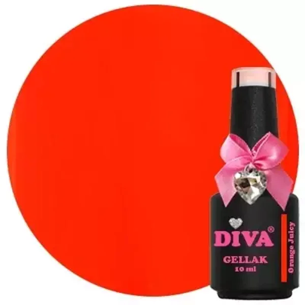 Diva Gellak Spicy Colors - Orange Juicy - 10ml