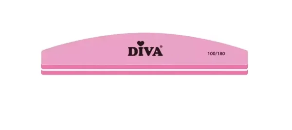 Diva Sponge Buffer Half Moon 100/180 - 18 stuks