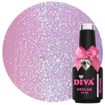 DIVA Gellak Glitter Glass Collection - Cutie