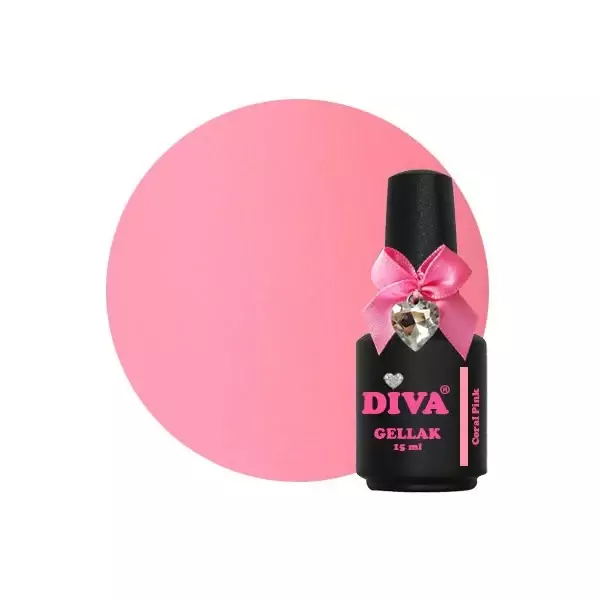Diva Gellak Coral Pink 10 ml