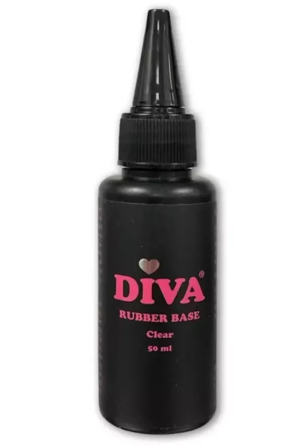 Diva Gellak Rubber Basecoat Clear - 50ml