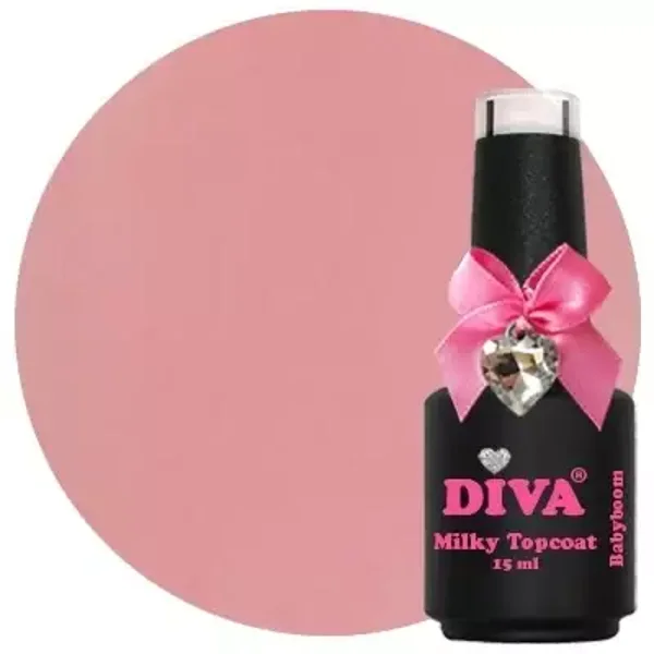 Diva Milky Topcoat Babyboom- No Wipe 15 ml