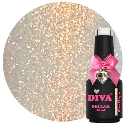 DIVA Gellak Glitter Glass Collection - Chique