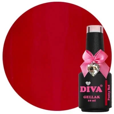 Diva Gellak Spicy Colors - Pretty Red - 10ml