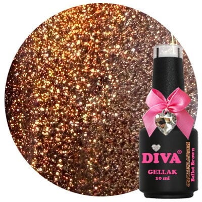 DIVA Gellak Cat Eye Ballet Brown 10ml