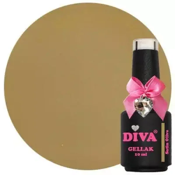 Diva Gellak Tinted Green Colors-Satin Olive-10ml