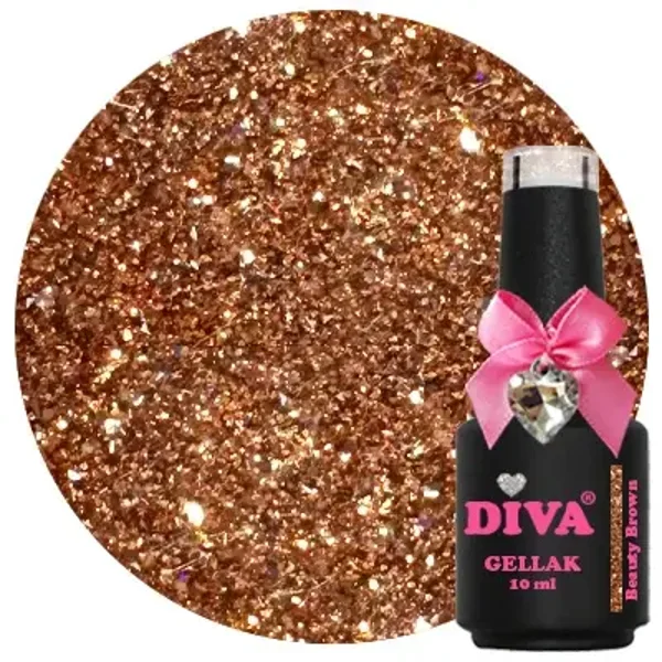 DIVA Gellak Bold Beauty Brown 10ml