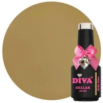 Diva Gellak Tinted Green Colors-Satin Olive-10ml