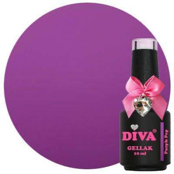 DIVA Gellak Crazy Colors Purple Pop - 10ml